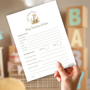 Baby Prediction Game A New Chapter Begins Invitation