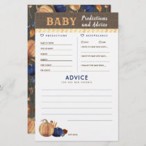 Baby Predictions and Advice Baby Shower Game