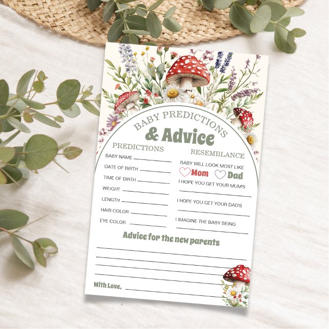 Baby Predictions and Advice Baby Shower Games (Creator Uploaded)