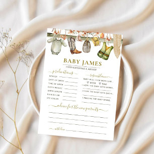 Baby Predictions Reel Excited Fishing Shower Game