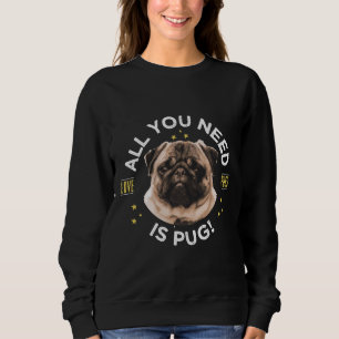 Baby Pug Classic T-Shirt 185 Sweatshirt
