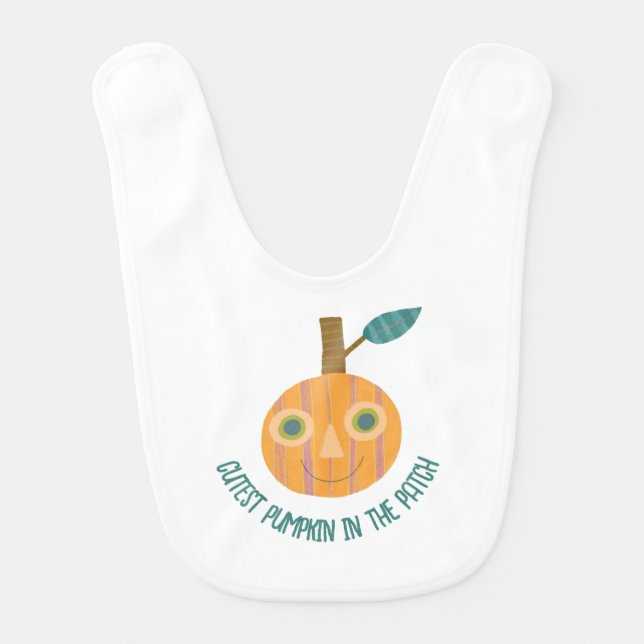 Baby Pumpkin Bib (Front)
