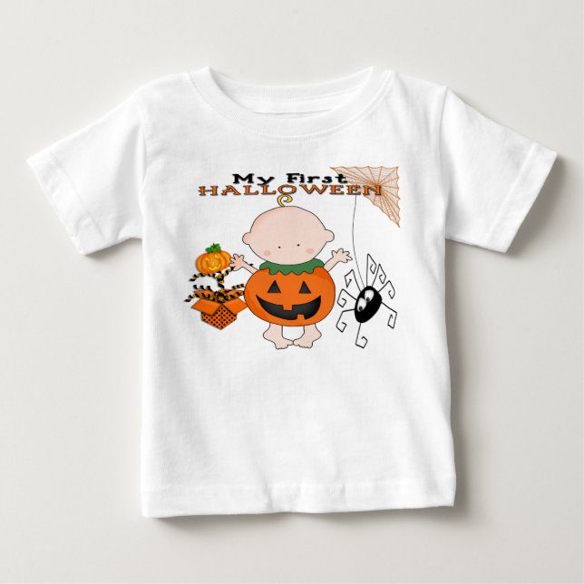 Baby Pumpkin My 1st Halloween Infant T-Shirt (Front)