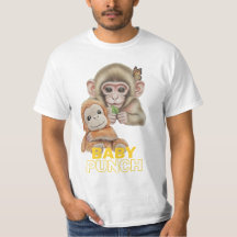 Baby Punch Cute Monkey with Plush Toy