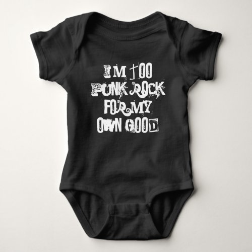 Baby Punk Rocker Baby Bodysuit