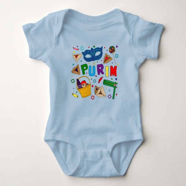 Baby Purim Costume Baby Bodysuit (Front)