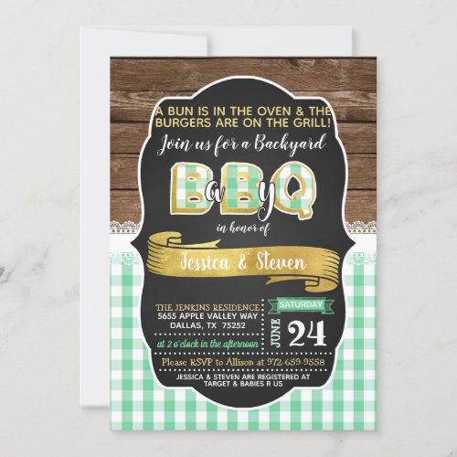 Baby_Q Baby Shower Invitation _ GreenGold