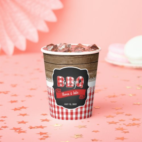 Baby Q Baby Shower Paper Cup _ Red