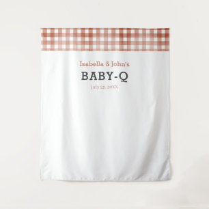 Baby Q Barbecue Baby Shower Backdrop
