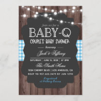 Baby-Q Barbecue Baby Shower Invitation