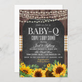 Baby-Q Barbecue Baby Shower Invitation (Front/Back)