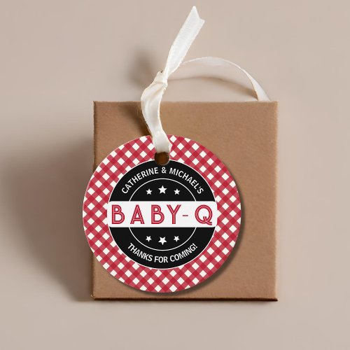 Baby_Q BBQ Barbecue Baby Shower Favor Tags