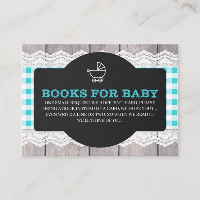 Baby Q BBQ Books for Baby Enclosure Card (Front)