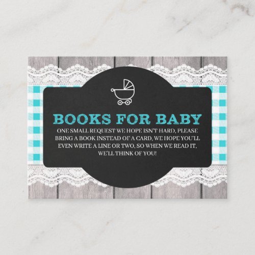 Baby Q BBQ Books for Baby Enclosure Card