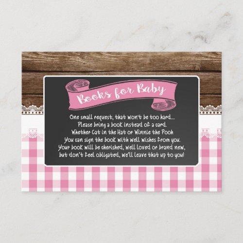 Baby Q Books for Baby Card _ Lt Pink