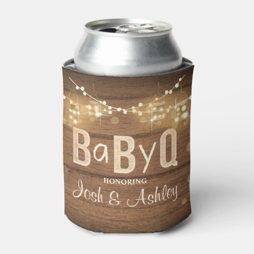Baby Q Coed BBQ Baby Shower Can Bottle Cooler