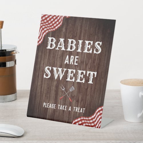 Baby Q Coed Shower Babies Are Sweet Treat Sign