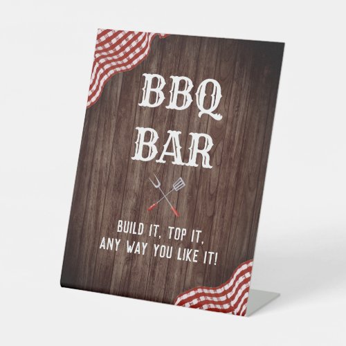 Baby Q Coed Shower BBQ Decorations BBQ Bar Sign