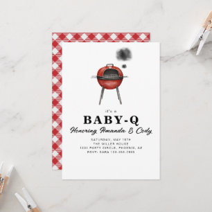 Baby-Q Cookout Baby Shower Invitation