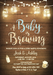 baby q invitations zazzle