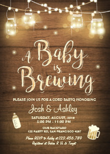 bbq baby shower invitations zazzle