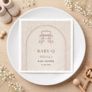 Baby Q Terracotta Arch Kettle Grill Booties Square Napkins