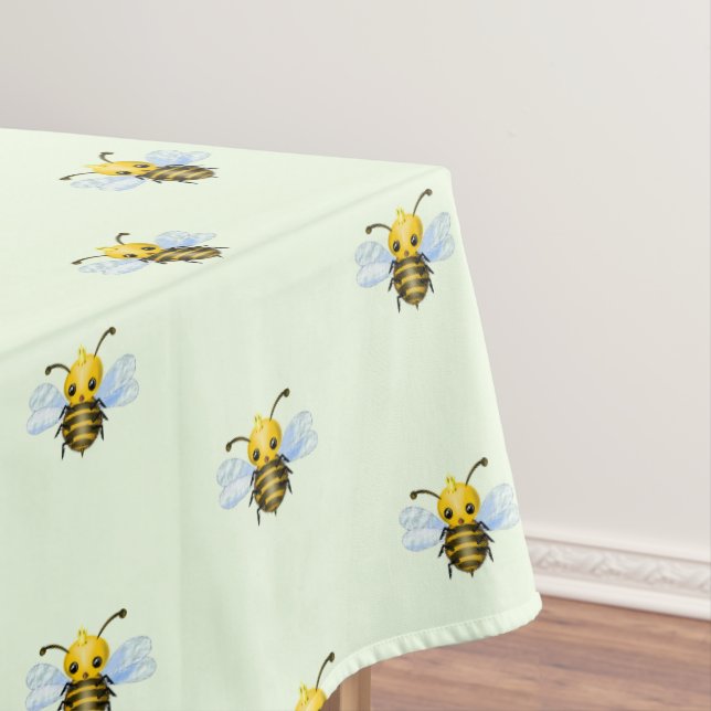 Baby Queen Bee Tablecloth (In Situ)