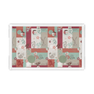 Baby Quilt Pattern 2 Acrylic Tray