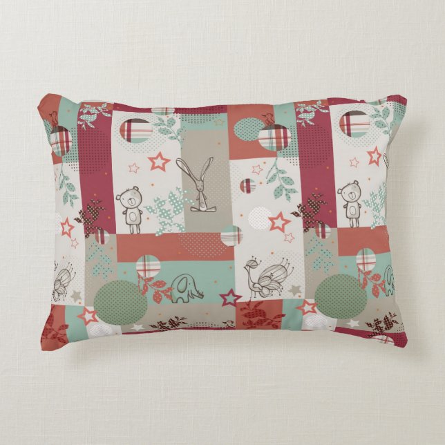 Baby Quilt Pattern 2 Decorative Pillow (Front)