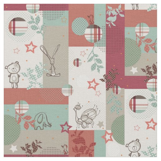 Baby Quilt Pattern 2 Fabric