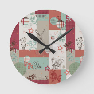 Baby Quilt Pattern 2 Round Clock
