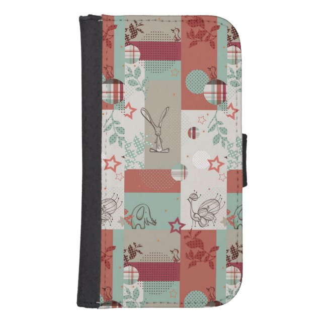 Baby Quilt Pattern 2 Samsung Galaxy Wallet Case (Front)