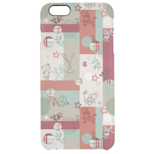 Baby Quilt Pattern 2 Clear iPhone 6 Plus Case