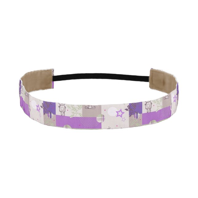 Baby Quilt Pattern Athletic Headband (Front)