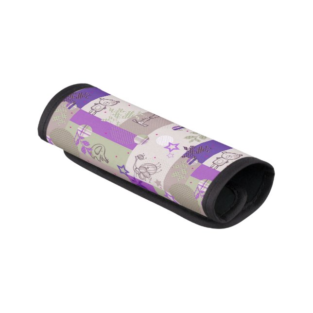 Baby Quilt Pattern Luggage Handle Wrap (Angled)