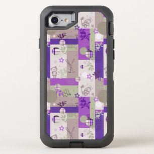 Baby Quilt Pattern OtterBox Defender iPhone SE/8/7 Case