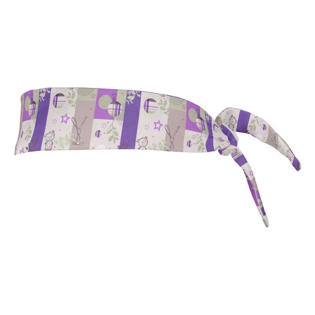 Baby Quilt Pattern Tie Headband (Rotate 90)