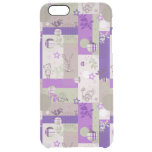 Baby Quilt Pattern Clear iPhone 6 Plus Case