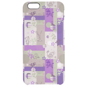 Baby Quilt Pattern Clear iPhone 6 Plus Case