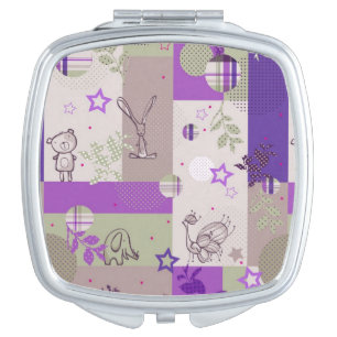 Baby Quilt Pattern Vanity Mirror