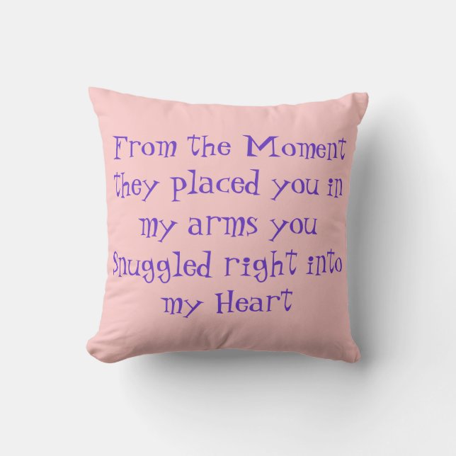 Baby Quote Pillow (Front)