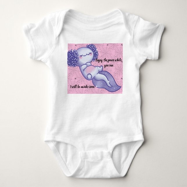 baby quotes bodysuit (Front)