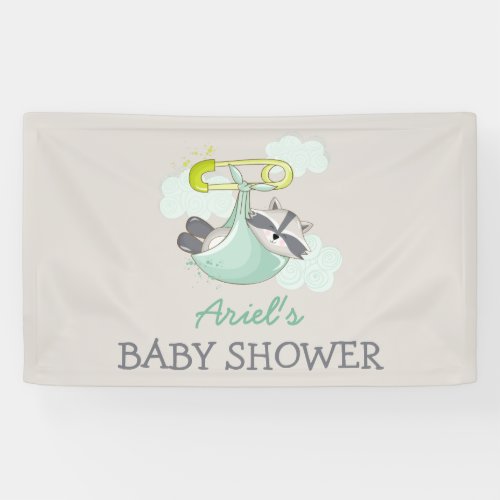 Baby Raccoon Bundle Special Delivery Banner