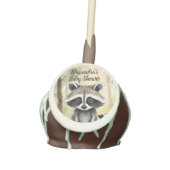 Baby Raccoon Gender Neutral Baby Shower Cake Pops (Front)