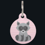 Baby Raccoon Pet ID Tag<br><div class="desc">This fun print features an adorable baby raccoon! Keep a look out in the Kids & Baby section and Home & Kitchen section to find more designs featuring this cute raccoon!</div>