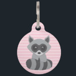 Baby Raccoon Pet ID Tag<br><div class="desc">This fun print features an adorable baby raccoon! Keep a look out in the Kids & Baby section and Home & Kitchen section to find more designs featuring this cute raccoon!</div>