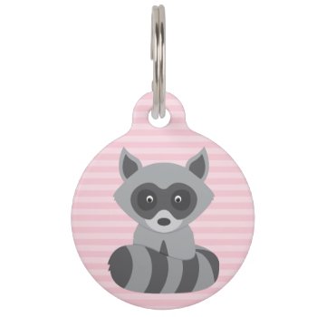 Baby Raccoon Pet Id Tag by cranberrydesign at Zazzle