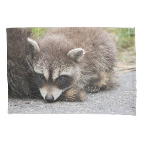 Baby Raccoon Pillowcase