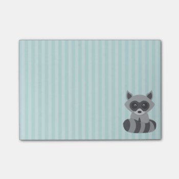 Baby Raccoon Post-it Notes by cranberrydesign at Zazzle