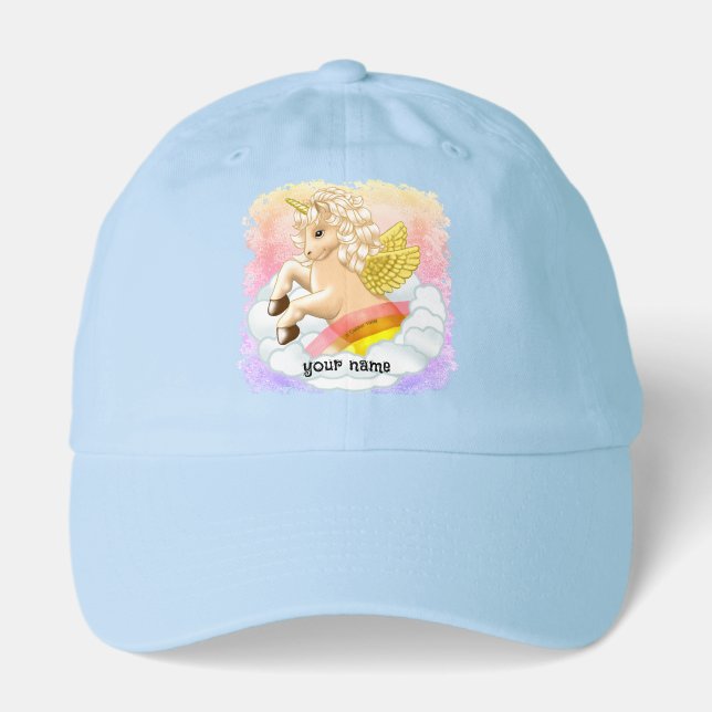 Baby Rainbow Unicorn Hat (Front)